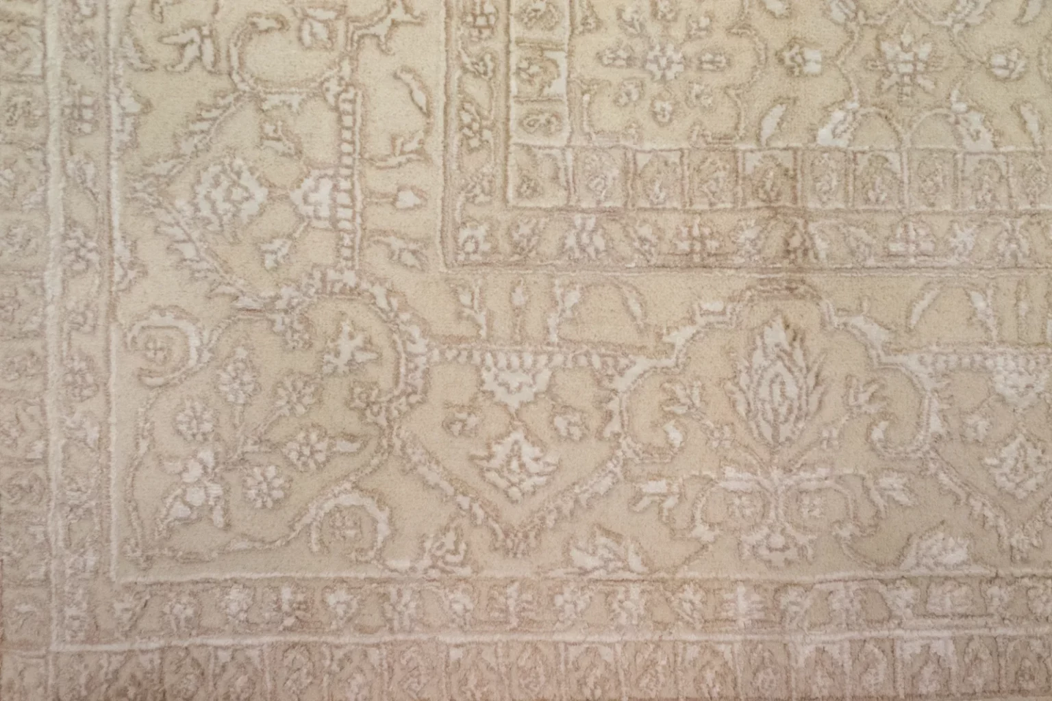 Orientteppich Täbris 308 x 245 cm Wolle Seide handgeknüpft