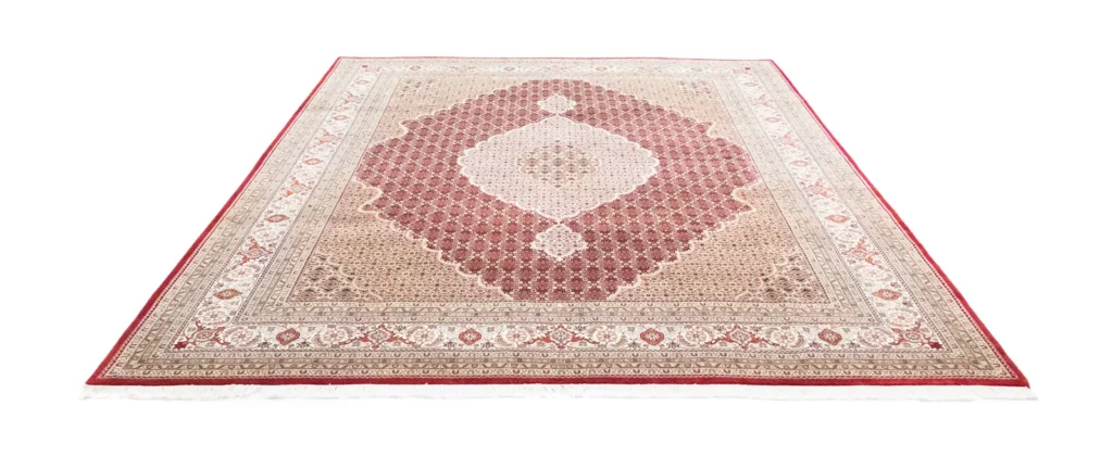 Orientteppich Täbris 306 x 249 cm Wolle-Seide handgeknüpft