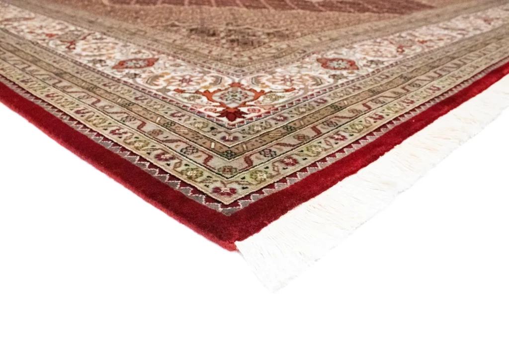Orientteppich Täbris 306 x 249 cm Wolle-Seide handgeknüpft