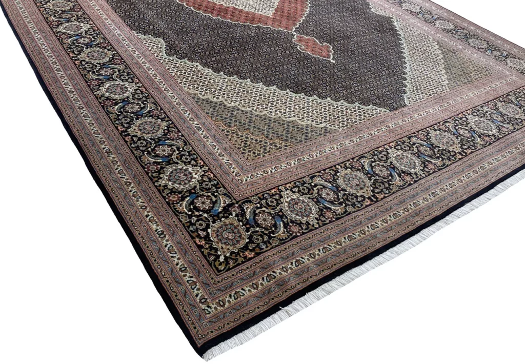 Perserteppich Täbris 350x250 cm Wolle Seide handgeknüpft