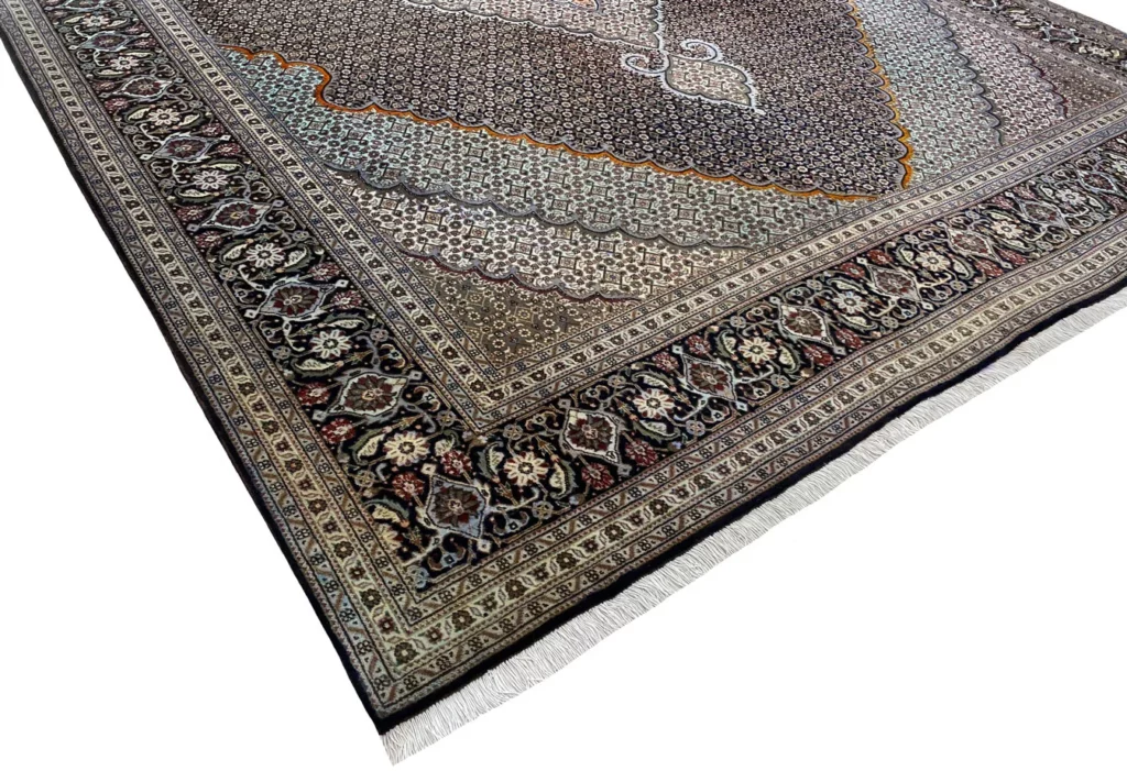 Perserteppich Täbris 350x250 cm Wolle Seide handgeknüpft