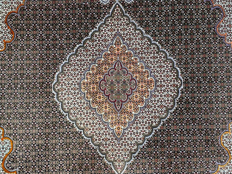 Perserteppich Täbris 350x250 cm Wolle Seide handgeknüpft