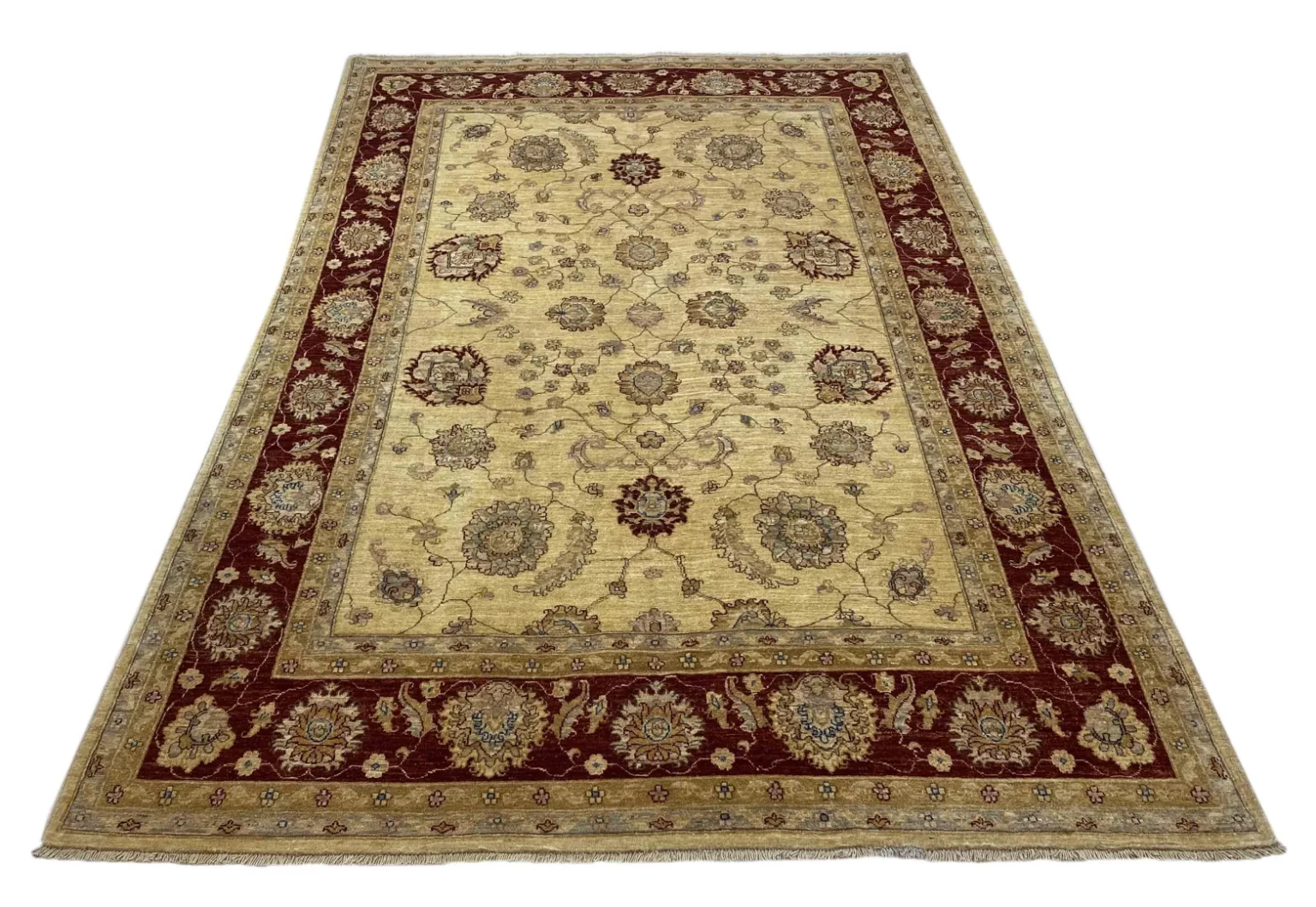 Orientteppich Ziegler 306 x 200 cm Wolle handgeknüpft