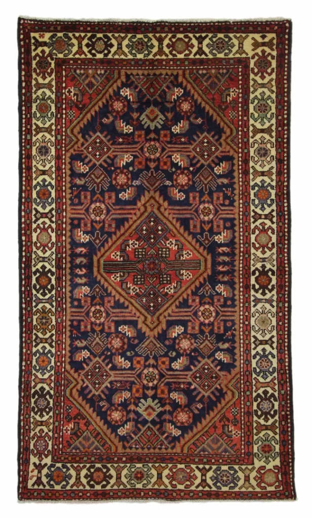Perserteppich Hamadan 248 x 143 cm Wolle handgeknüpft