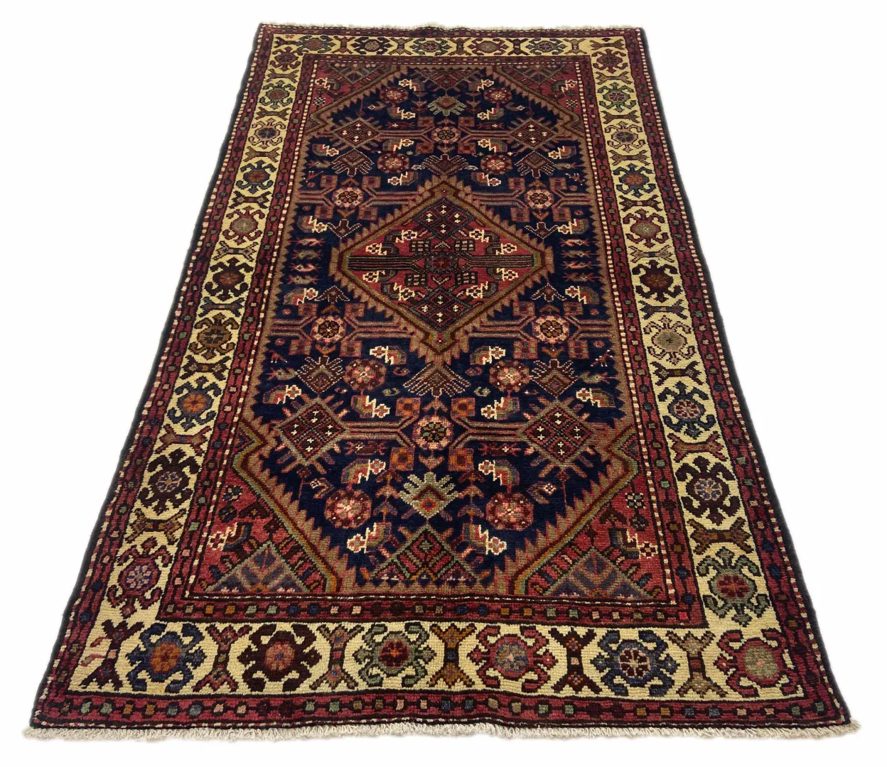 Perserteppich Hamadan 248 x 143 cm Wolle handgeknüpft