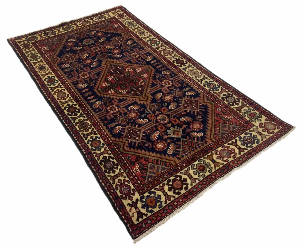Perserteppich Hamadan 248 x 143 cm Wolle handgeknüpft