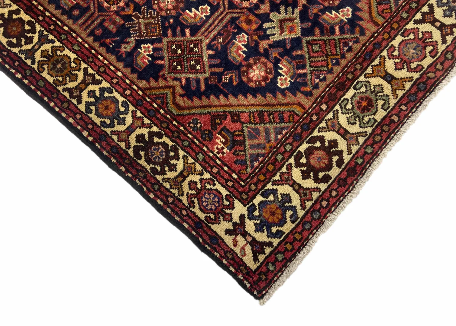 Perserteppich Hamadan 248 x 143 cm Wolle handgeknüpft