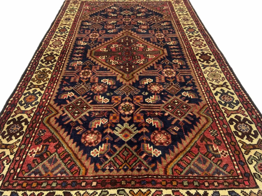 Perserteppich Hamadan 248 x 143 cm Wolle handgeknüpft