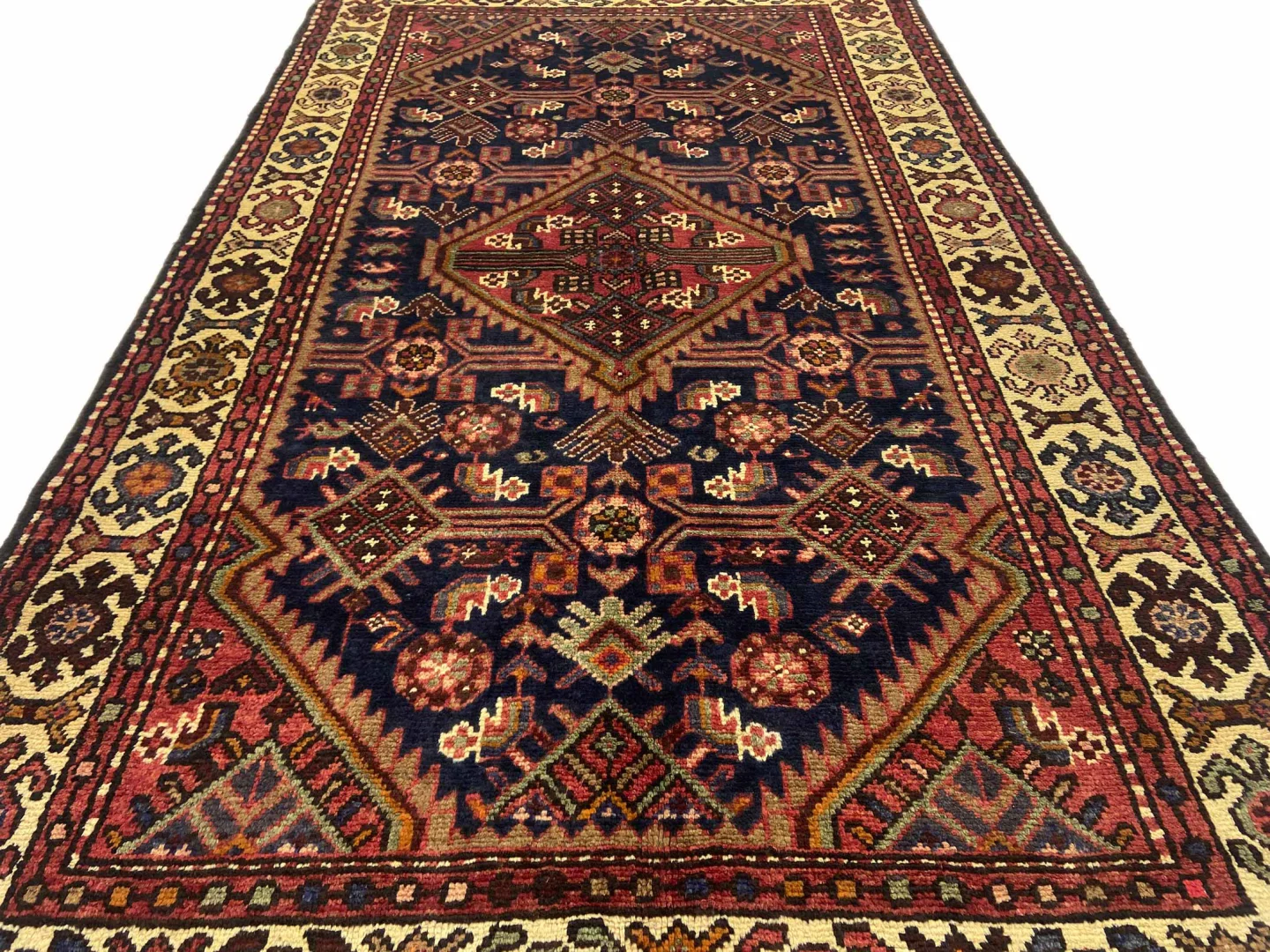 Perserteppich Hamadan 248 x 143 cm Wolle handgeknüpft