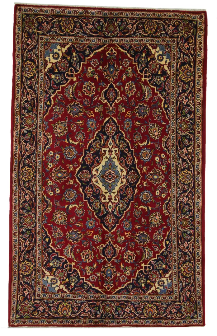 Perserteppich Keshan 230 x 142 cm Wolle handgeknüpft