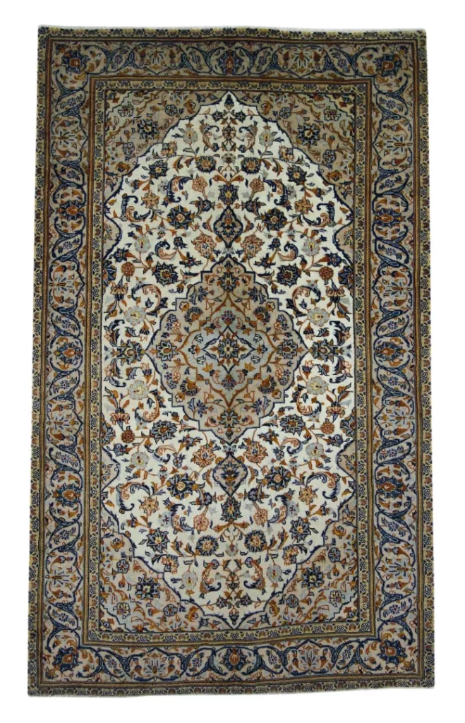 Perserteppich Keshan 245 x 148 cm Wolle handgeknüpft