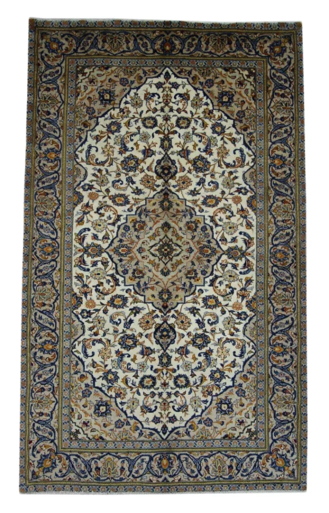 Perserteppich Keshan 250 x 152 cm Wolle handgeknüpft