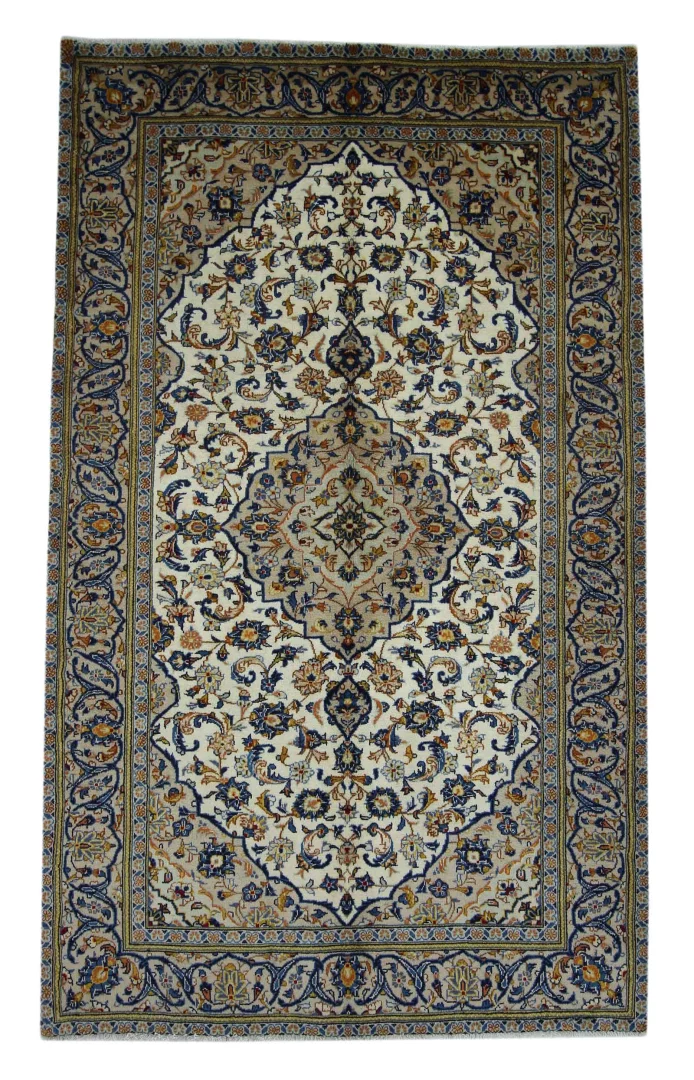 Perserteppich Keshan 250 x 152 cm Wolle handgeknüpft