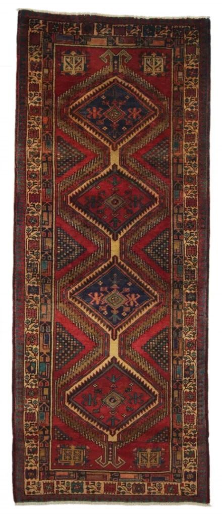 meshkin-orientteppich-290x118-cm-120000-knoten-m-handgeknupft Perserteppich Meshkin 290 x 118 cm Wolle handgeknüpft