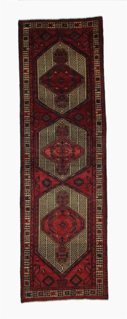 Perserteppich Ardabil 340 x 105 cm Wolle handgeknüpft