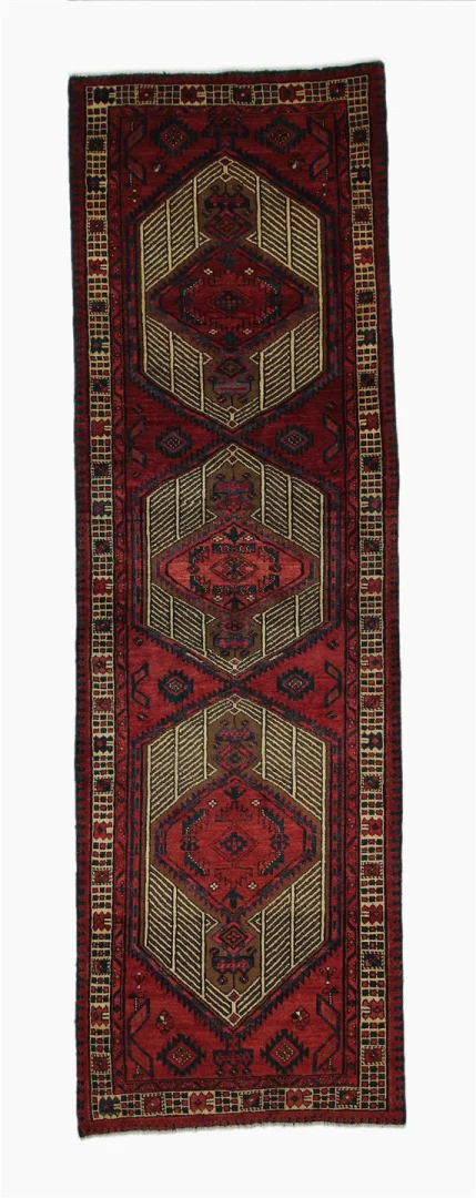 Perserteppich Ardabil 340 x 105 cm Wolle handgeknüpft