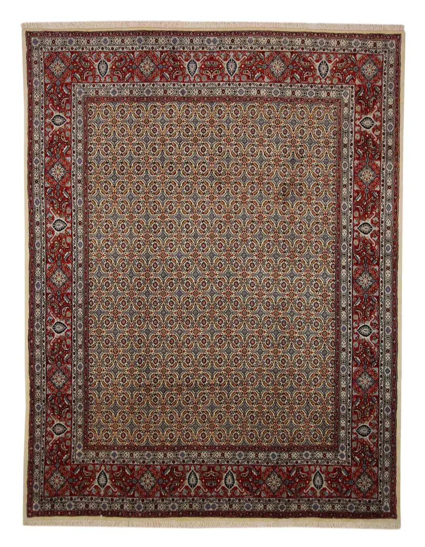 Perserteppich Moud 247 x 193 cm Schafwolle handgeknüpft