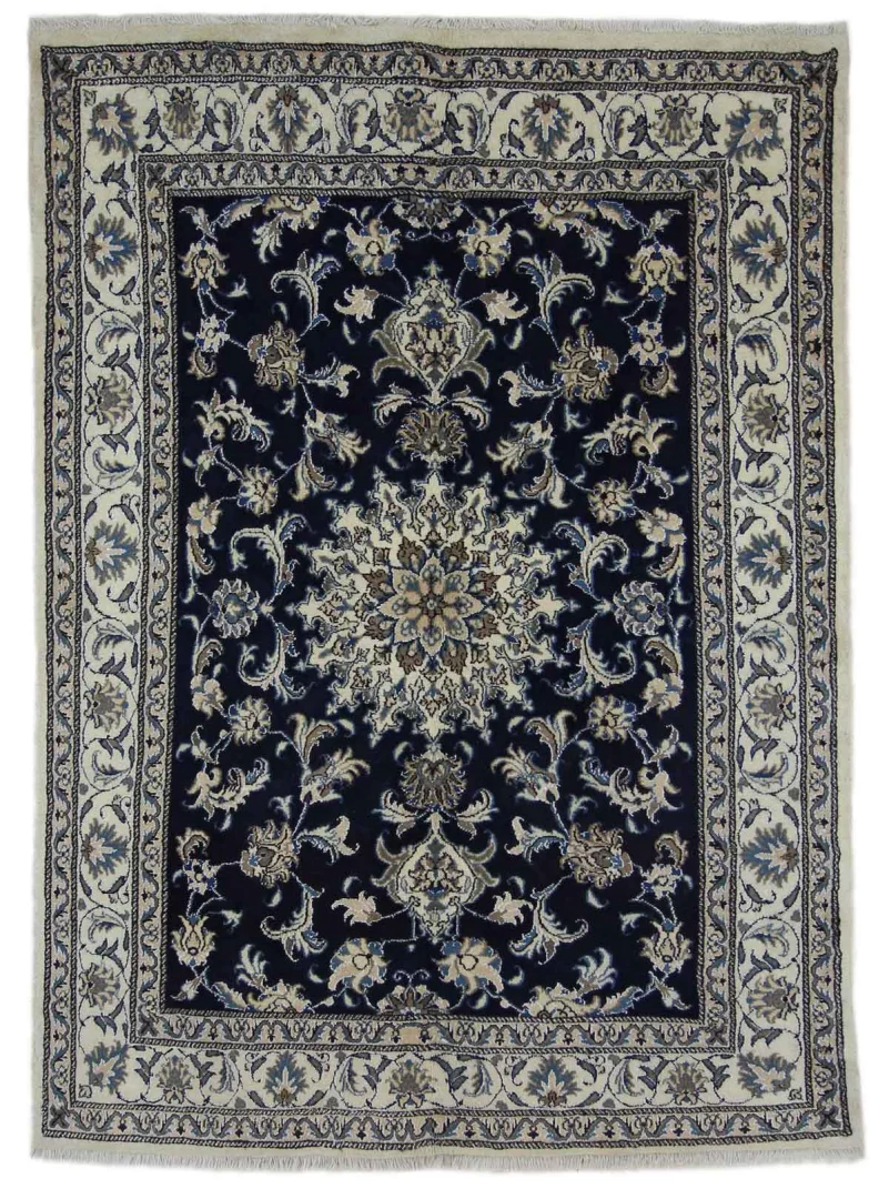 Perserteppich Nain 210 x 152 cm Wolle handgeknüpft