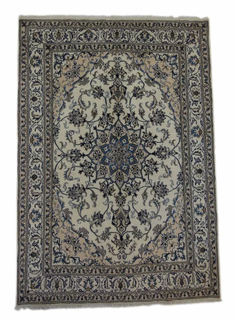 Perserteppich Nain 240 x 165 cm Wolle handgeknüpft