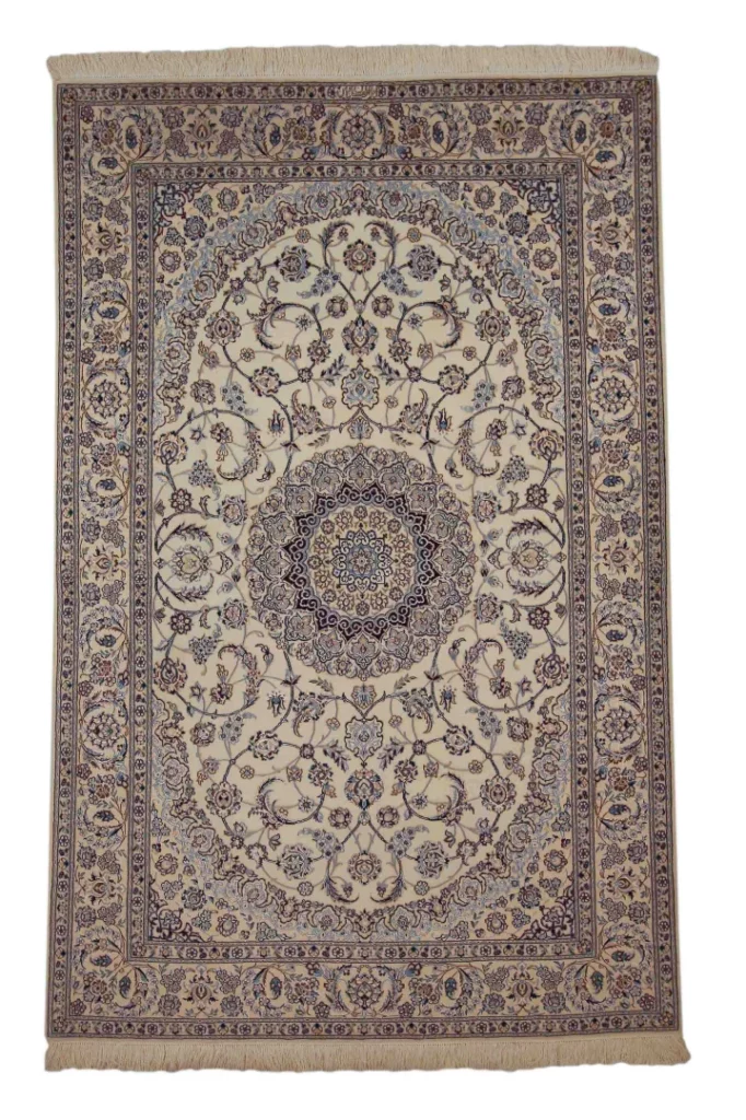 Perserteppich Nain 240 x 152 cm Wolle handgeknüpft
