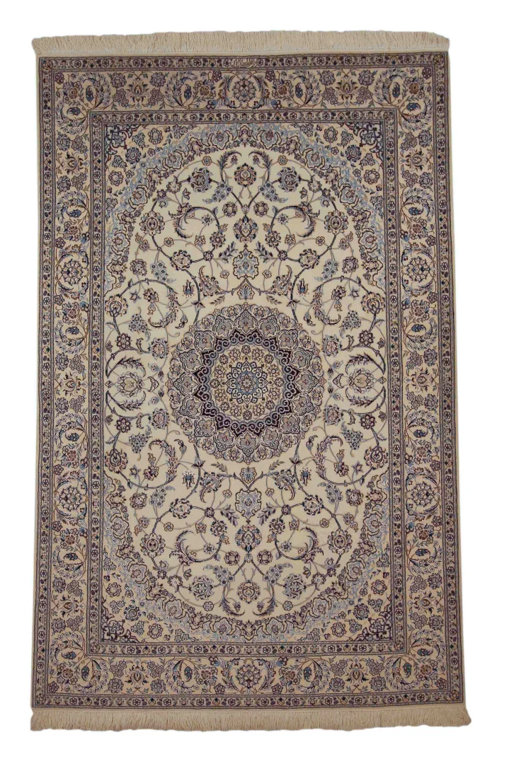 Perserteppich Nain 240 x 152 cm Wolle handgeknüpft