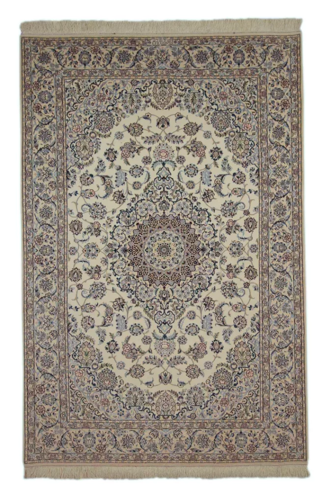 Perserteppich Nain 242x153 cm Wolle handgeknüpft