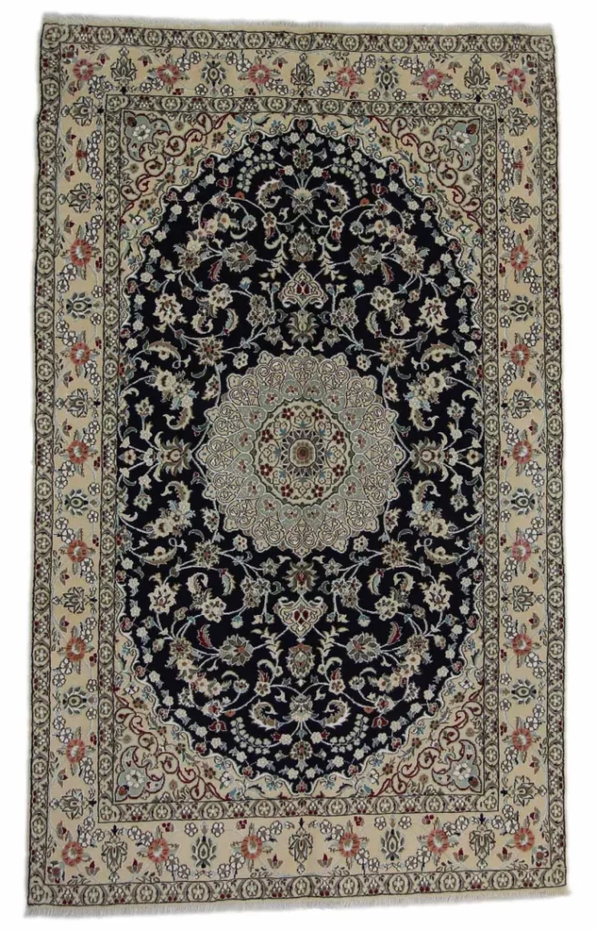 Perserteppich Nain 253x153 cm Wolle handgeknüpft