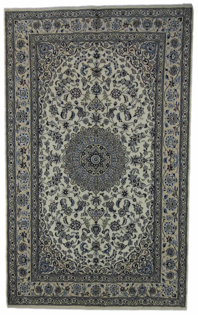 Perserteppich Nain 255x157 cm Wolle handgeknüpft