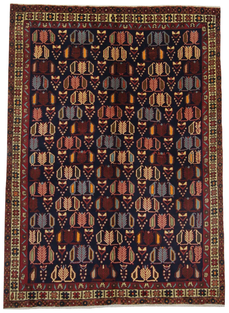 Perserteppich Sirjan 209 x 153 cm Wolle handgeknüpft