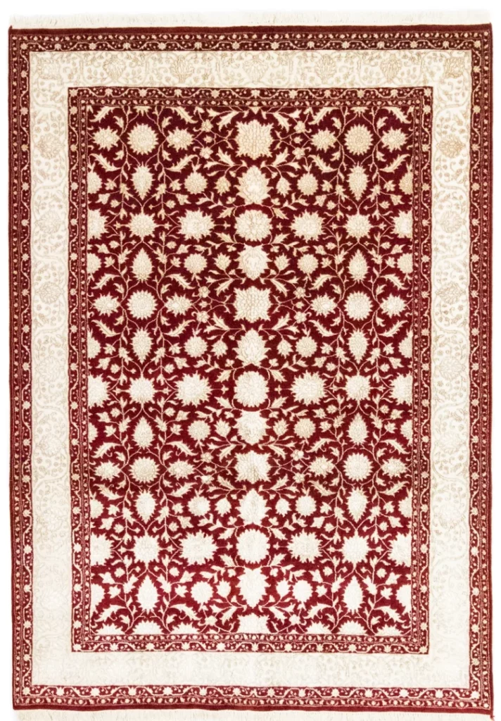 Orientteppich Täbris 236 x 165 cm Wolle handgeknüpft
