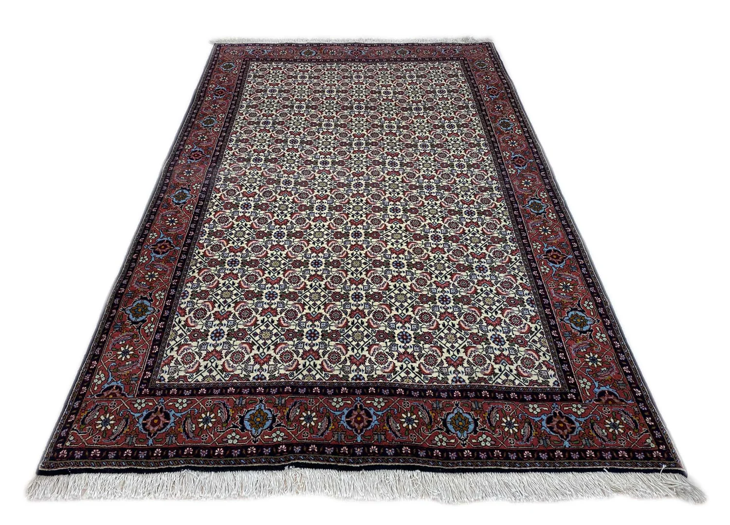 zandschan-orientteppich-235x142-cm-380000-knoten-handgeknupft Perserteppich Zandschan 235x142 cm Baumwolle handgeknüpft