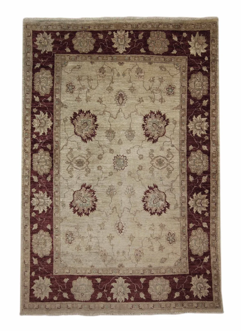 Orientteppich Ziegler 225 x 147 cm Wolle handgeknüpft
