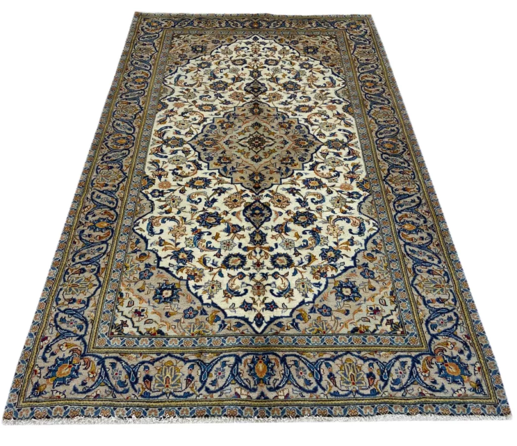 Perserteppich Keshan 250 x 152 cm Wolle handgeknüpft