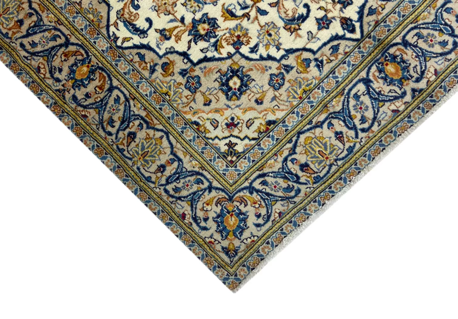 Perserteppich Keshan 250 x 152 cm Wolle handgeknüpft
