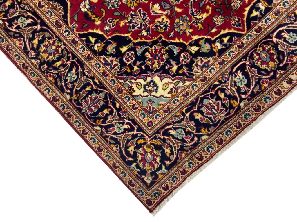 Perserteppich Keshan 255 x 145 cm Wolle handgeknüpft
