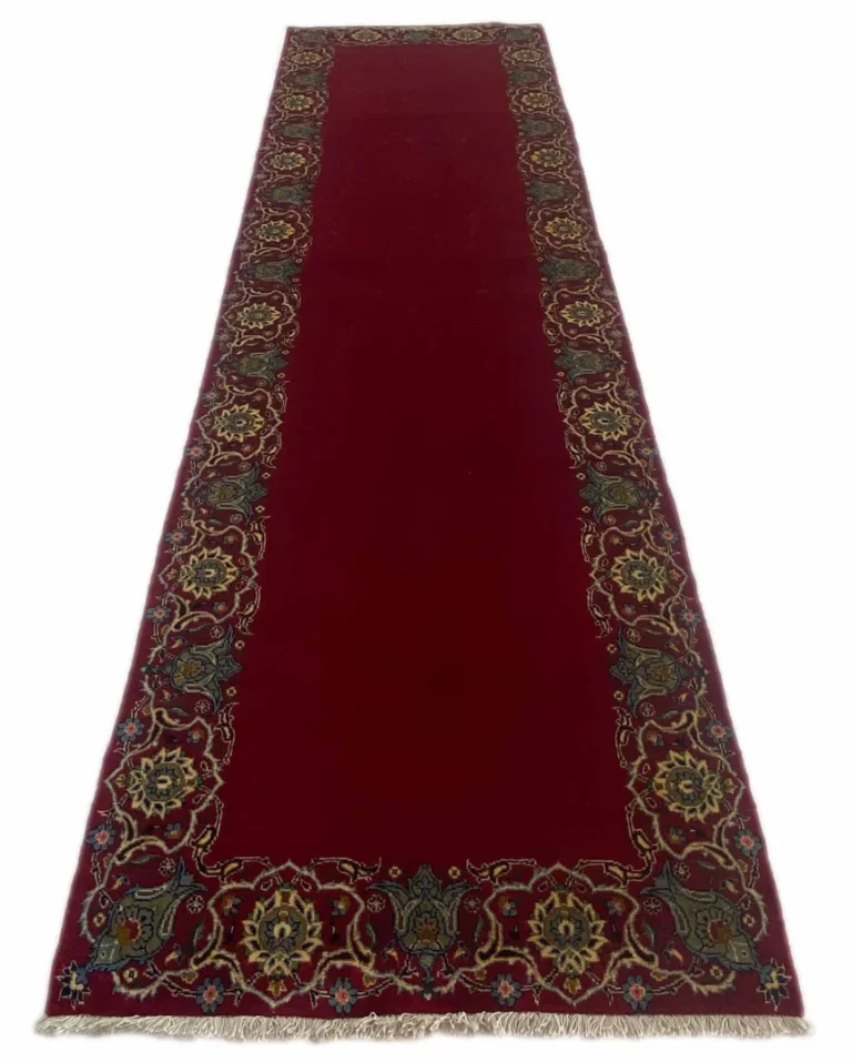 Perserteppich Keshan 342 x 98 cm Wolle handgeknüpft
