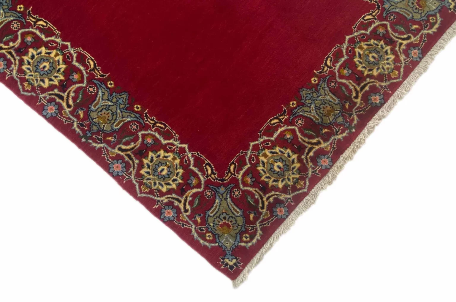 Perserteppich Keshan 342 x 98 cm Wolle handgeknüpft