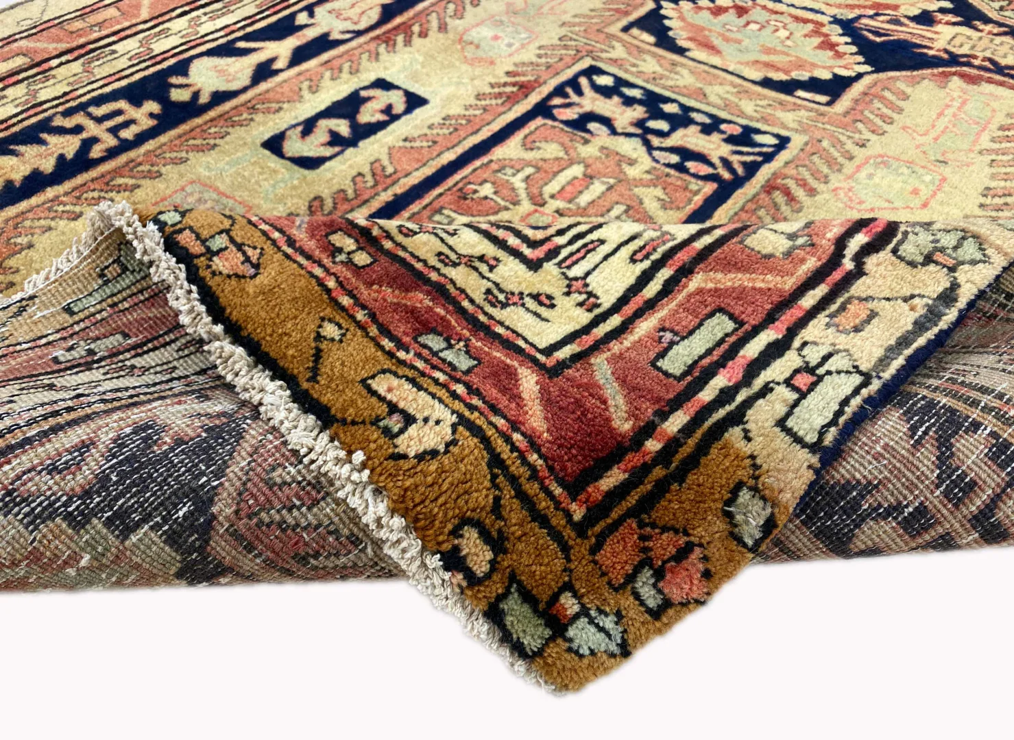 handgeknupfter-meshkin-orientteppich-282x120-cm-120000-knoten-5 Perserteppich Meshkin 282 x 120 cm Schafwolle handgeknüpft