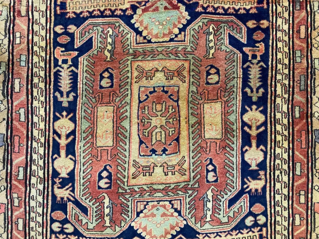 handgeknupfter-meshkin-orientteppich-282x120-cm-120000-knoten-7 Perserteppich Meshkin 282 x 120 cm Schafwolle handgeknüpft