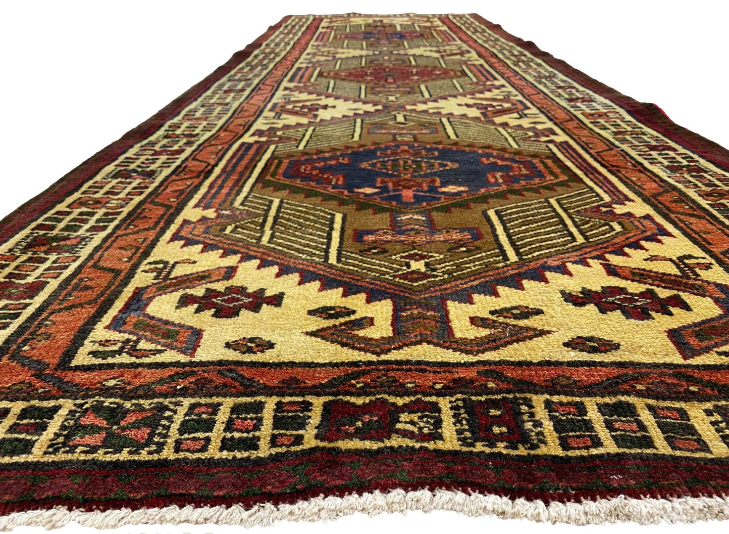 Perserteppich Meshkin 315 x 105 cm Wolle handgeknüpft