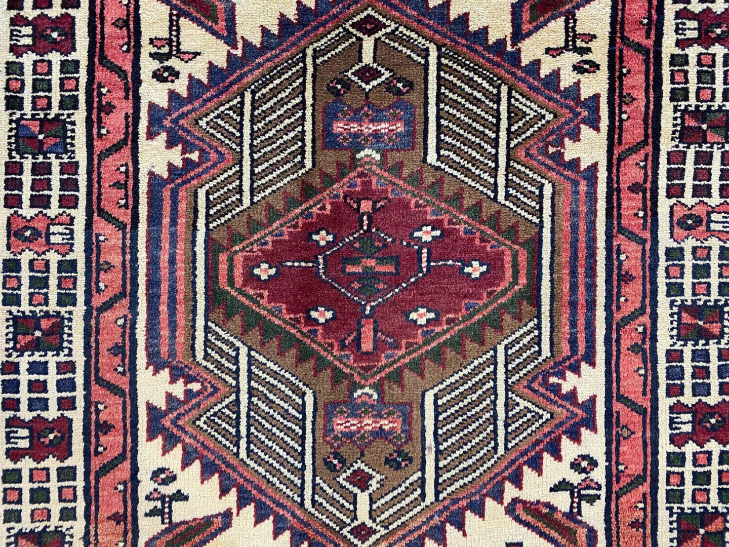 Perserteppich Meshkin 315 x 105 cm Wolle handgeknüpft