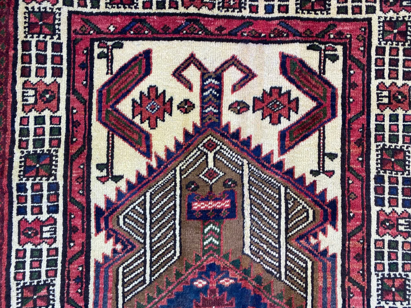 Perserteppich Meshkin 315 x 105 cm Wolle handgeknüpft