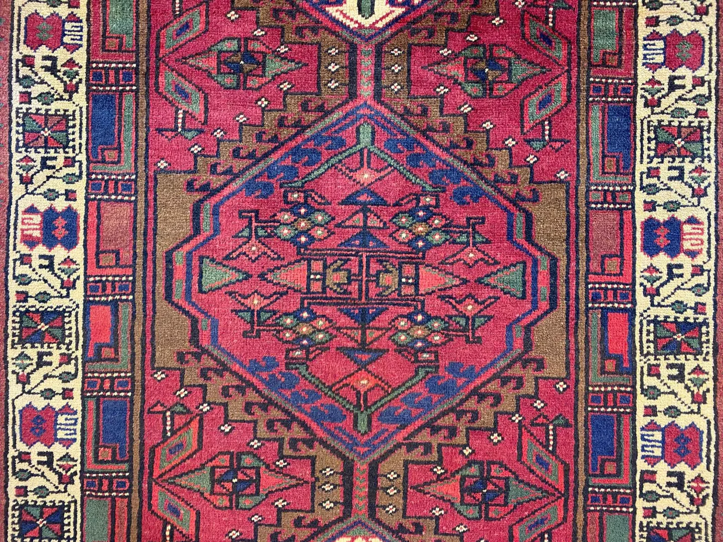Perserteppich Meshkin 315 x 100 cm Wolle handgeknüpft