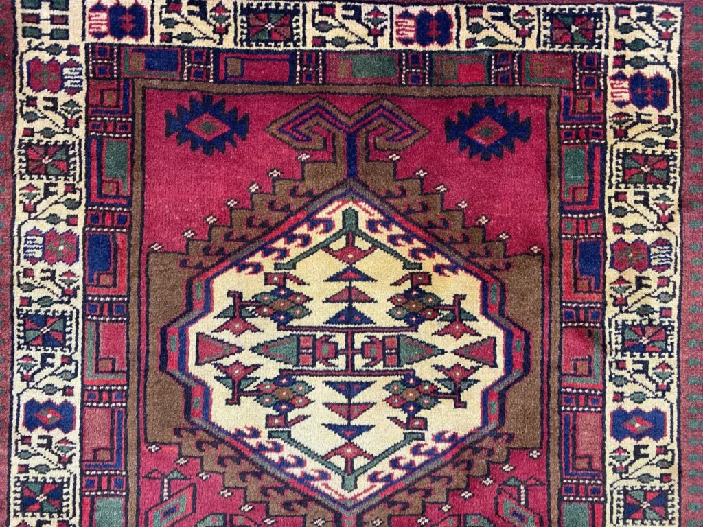 Perserteppich Meshkin 315 x 100 cm Wolle handgeknüpft