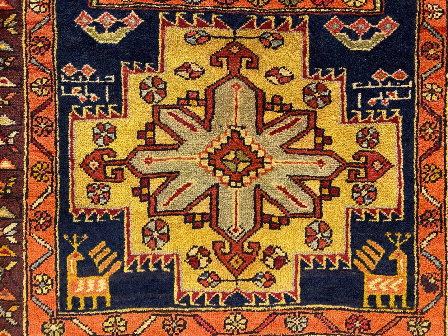 Perserteppich Meshkin 315 x 120 cm Wolle handgeknüpft