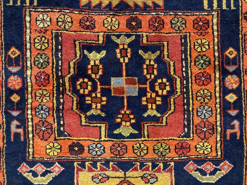 Perserteppich Meshkin 315 x 120 cm Wolle handgeknüpft