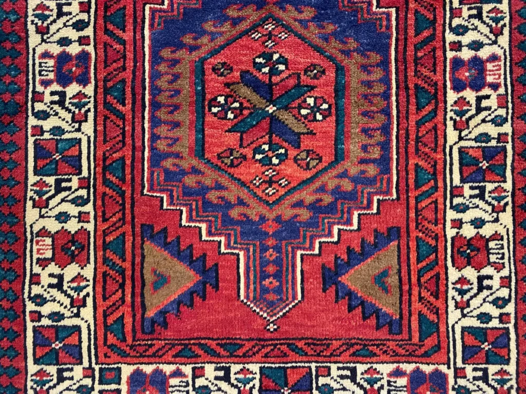 Perserteppich Meshkin 323 x 101 cm Schafwolle handgeknüpft