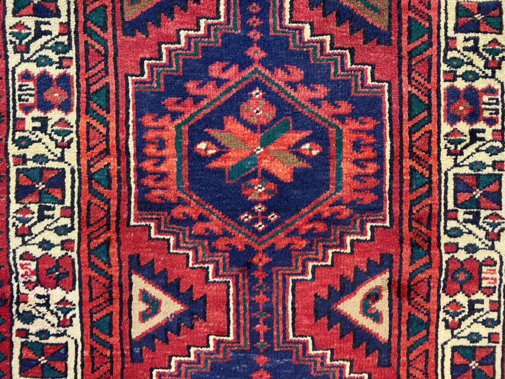Perserteppich Meshkin 323 x 101 cm Schafwolle handgeknüpft