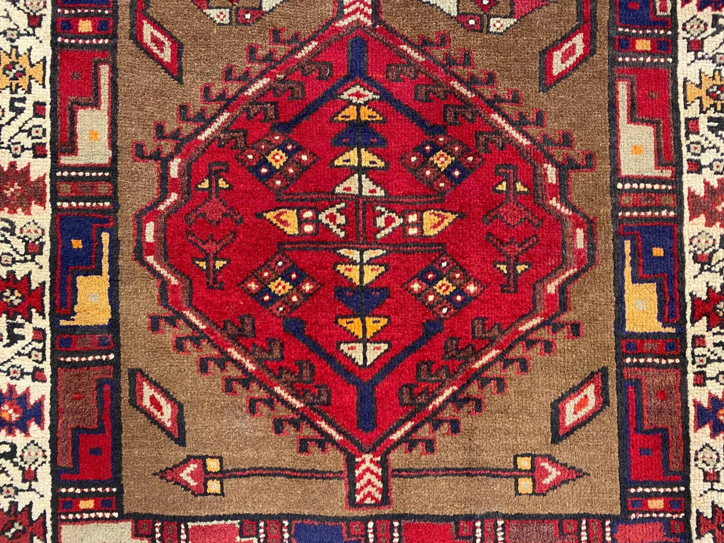 Perserteppich Meshkin 326 x 108 cm Wolle handgeknüpft