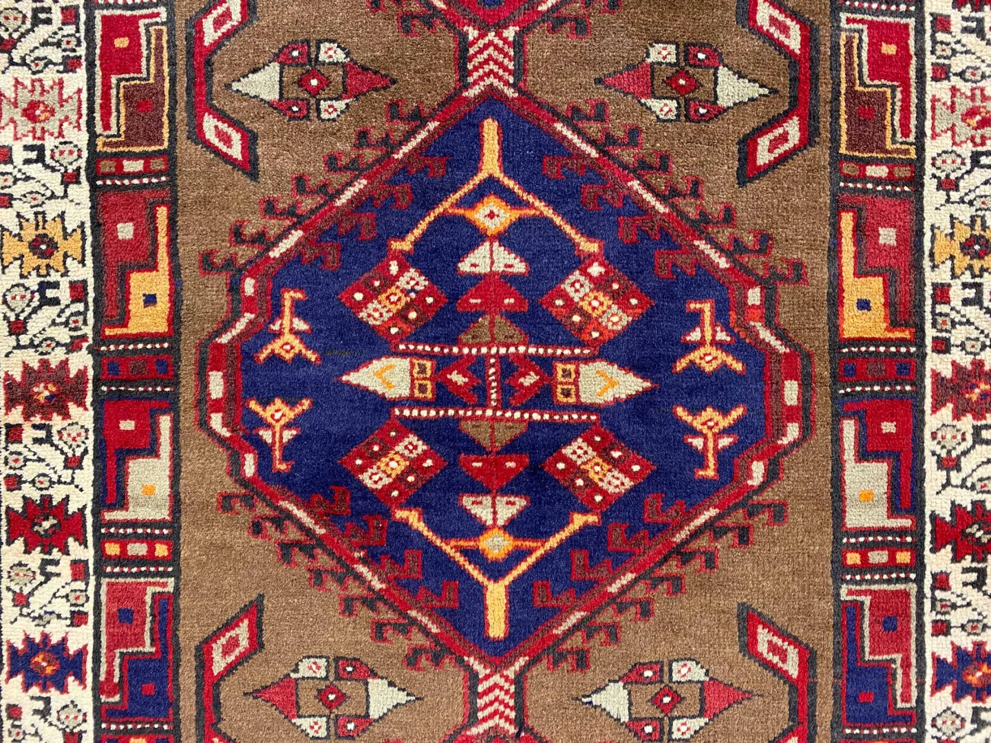 Perserteppich Meshkin 326 x 108 cm Wolle handgeknüpft